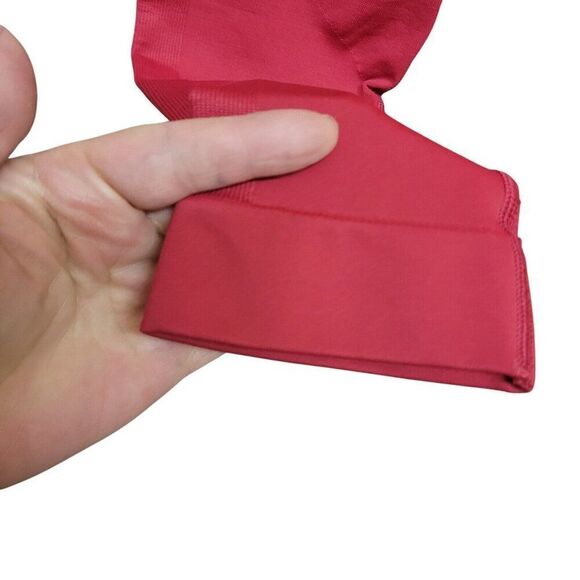 Lululemon Zone In Crop Size 6 Red Seamless High Rise Yoga‎ Leggings - Picture 15 of 16